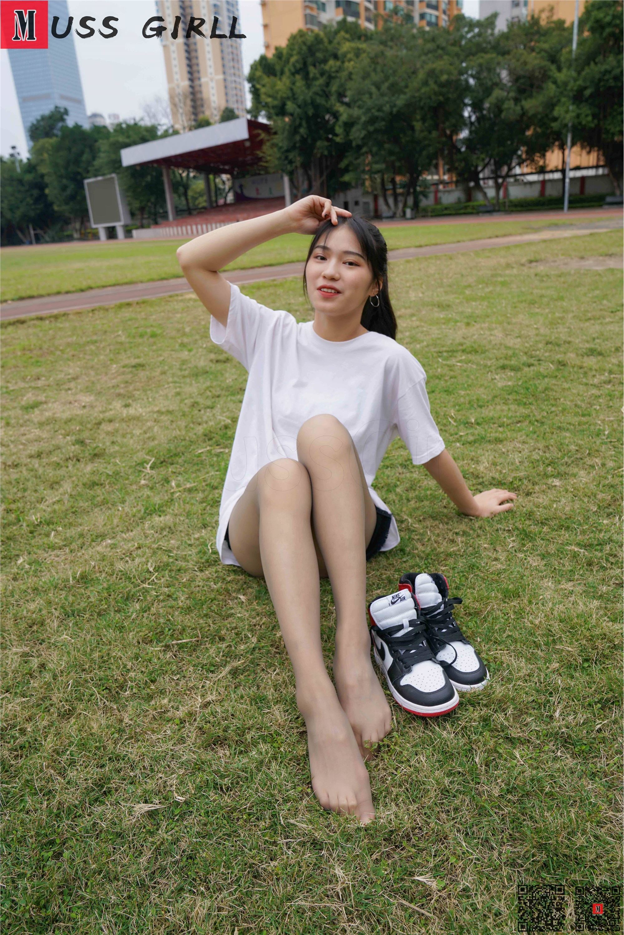 MussGirl慕丝女郎  NO.169 操场白衣裙